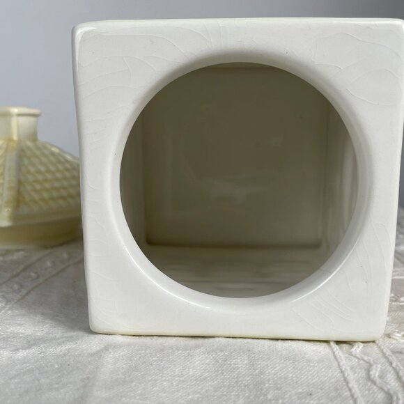 Vintage Hand Painted Porcelain Jar - Picture 7 of 10